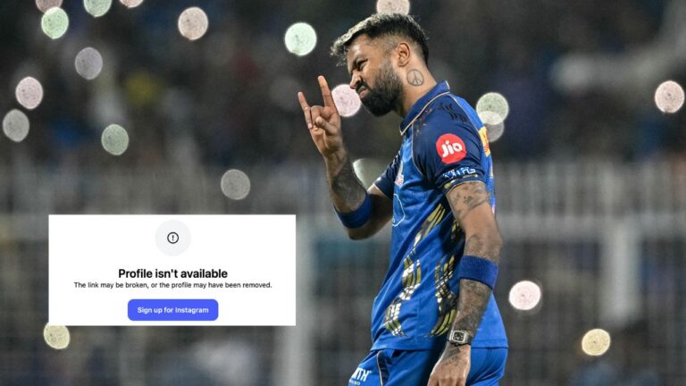 Hardik Pandya Follows Arshdeep Singh’s Footsteps, Removes His Entire Digital Tra – হার্দিক পান্ডিয়া কি ডিজিটাল জগত থেকে বিদায় নিলেন? ইনস্টাগ্রাম ডিঅ্যাক্টিভেট করলেন মুম্বাই ইন্ডিয়ান্স অধিনায়ক