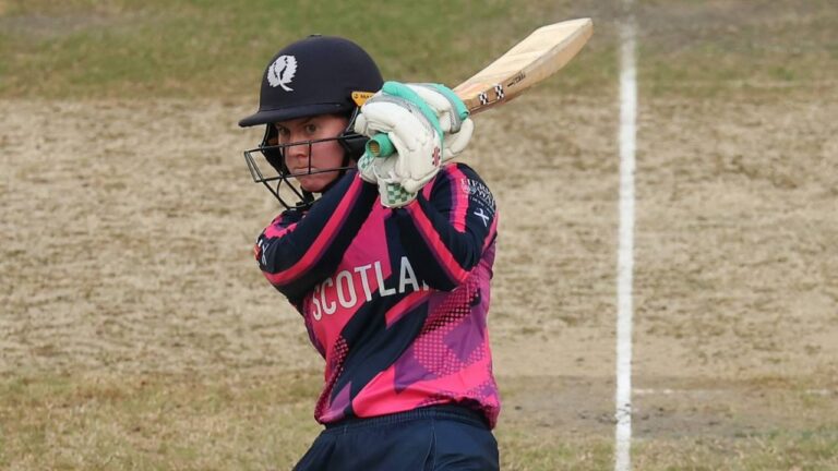Fraser and Carter fifties, Gordon three-for help Scotland ease past Netherlands – স্কটল্যান্ডের দুর্দান্ত জয়: নেদারল্যান্ডসকে উড়িয়ে দিয়ে ট্রাই-সিরিজের শুরু
