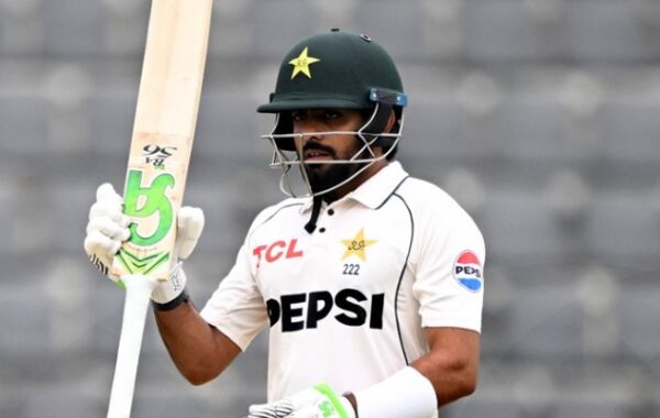 babar raising bat test 17 05 2026