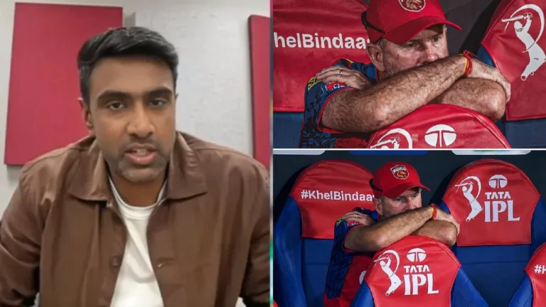 পাঞ্জাব কিংসের ভরাডুবি: রিকি পন্টিংয়ের বিষণ্ণতা ও অশ্বিনের কড়া সমালোচনা